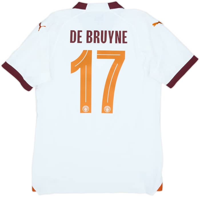 2023-24 Manchester City Player Issue Away Shirt De Bruyne #17 - 8/10 - (M)