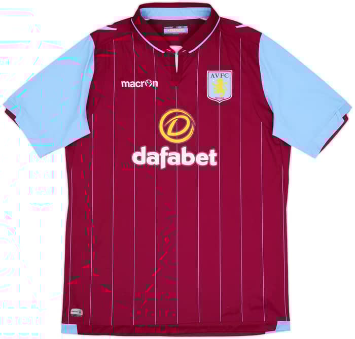 2014-15 Aston Villa Home Shirt Grealish #40 - 9/10 - (XXL)