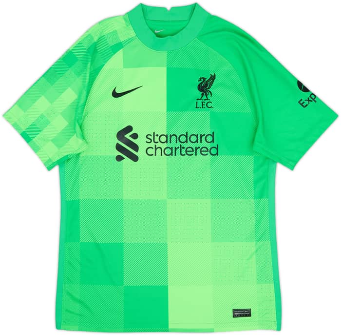 2021-22 Liverpool GK S/S Shirt A.Becker #1 - 10/10 - (M)