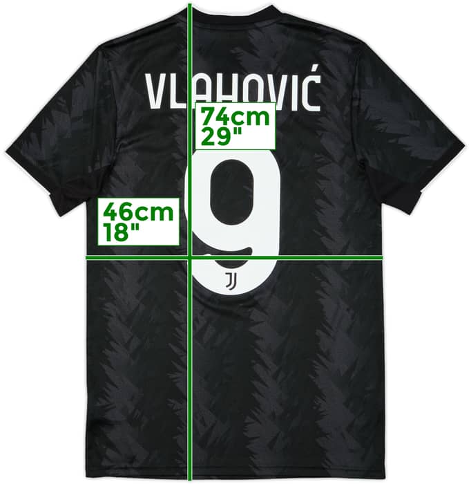 2022-23 Juventus Away Shirt Vlahovic #9 - 10/10 - (S)