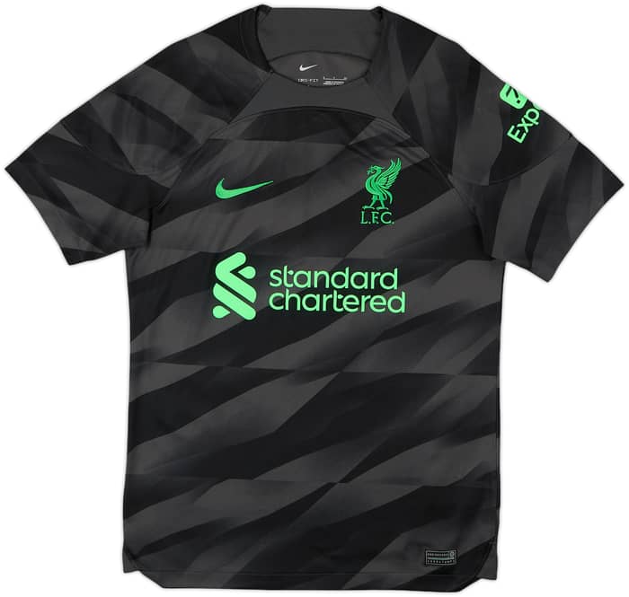 2023-24 Liverpool GK S/S Shirt A.Becker #1 - 8/10 - (S)