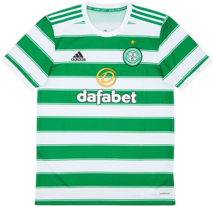 2021-22 Celtic Home Shirt - 9/10 - (M)