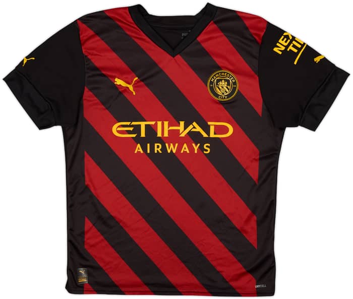 2022-23 Manchester City Away Shirt Haaland #9 - 7/10 - (M)