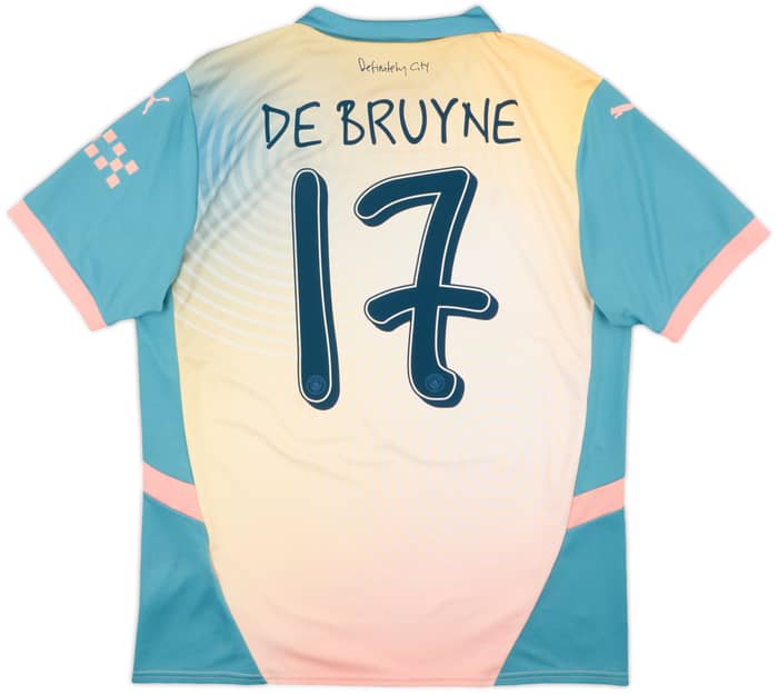 2024-25 Manchester City Fourth Shirt De Bruyne #17 - 10/10 - (L)