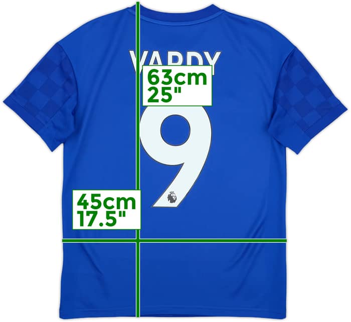 2019-20 Leicester Home Shirt Vardy #9 - 10/10 - (L.Boys)