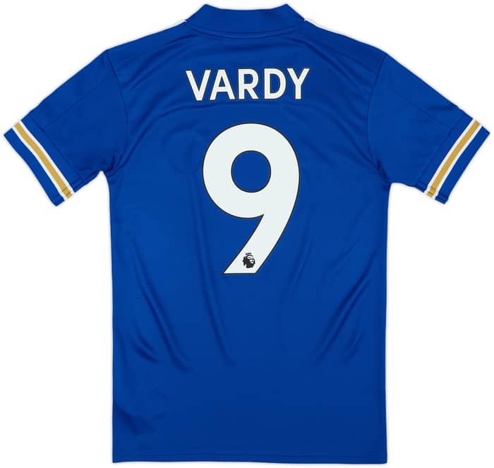 2020-21 Leicester Home Shirt Vardy #9 - 8/10 - (XS)