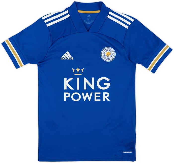 2020-21 Leicester Home Shirt Vardy #9 - 8/10 - (XS)