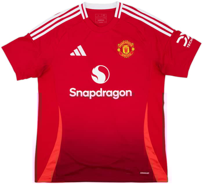 2024-25 Manchester United Home Shirt B.Fernandes #8 - 8/10 - (L)