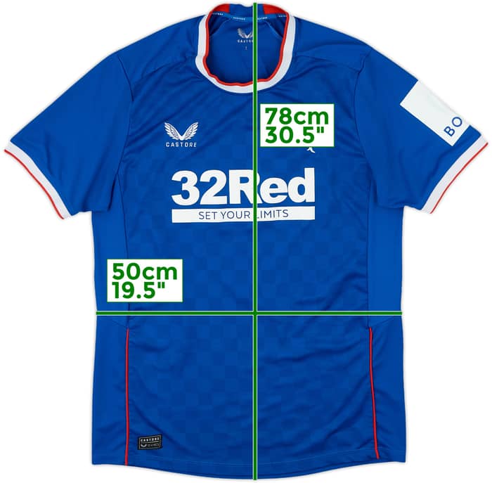 2022-23 Rangers Home Shirt - 8/10 - (L)