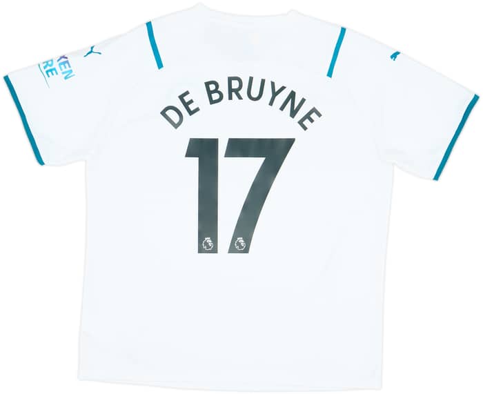 2021-22 Manchester City Away Shirt De Bruyne #17 (XL)