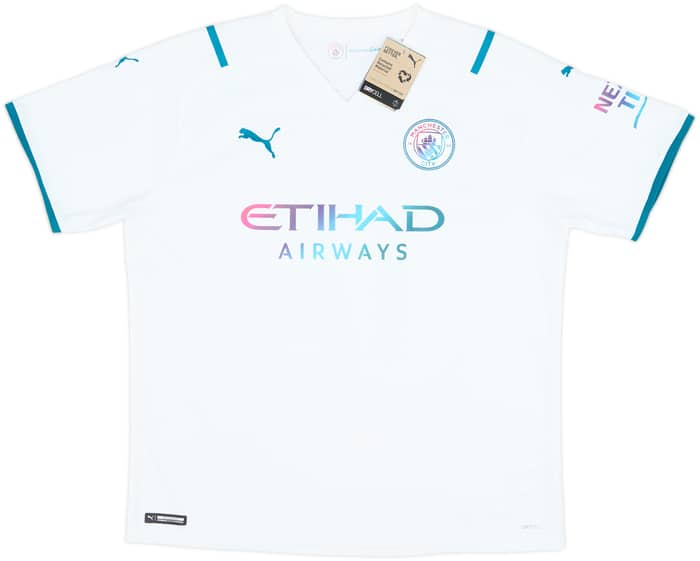 2021-22 Manchester City Away Shirt De Bruyne #17 (XL)