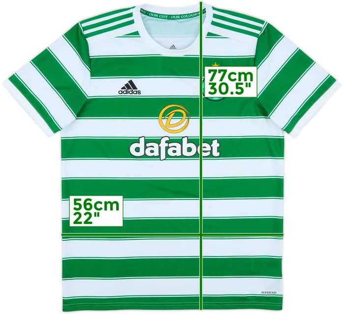 2021-22 Celtic Home Shirt - 10/10 - (L)