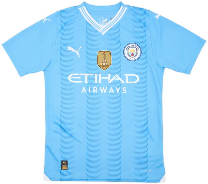 2023-24 Manchester City Home Shirt Haaland #9 - 10/10 - (S)