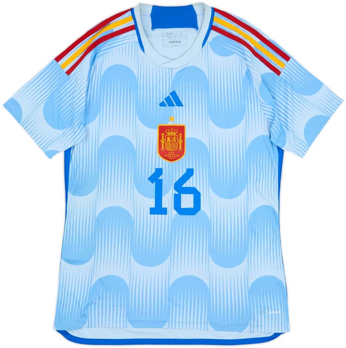 2022-23 Spain Away Shirt Rodrigo #16 - 7/10 - (M)