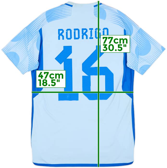 2022-23 Spain Away Shirt Rodrigo #16 - 7/10 - (M)