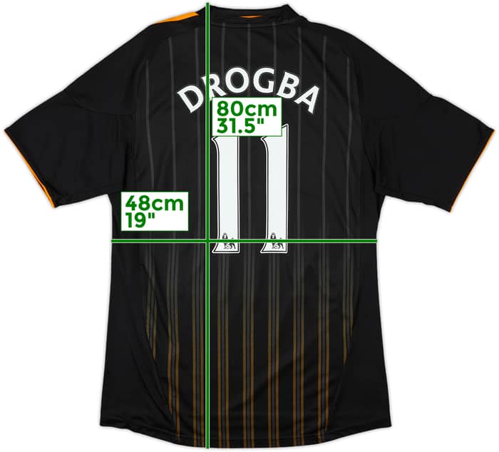 2010-11 Chelsea Away Shirt Drogba #11 - 8/10 - (M)