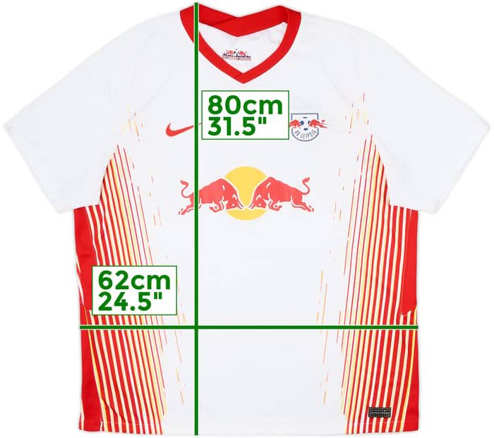 2020-21 RB Leipzig Home Shirt - 6/10 - (XXL)