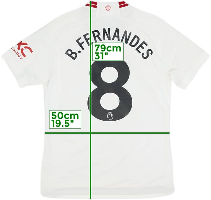 2023-24 Manchester United Third Shirt B.Fernandes #8 - 6/10 - (M)