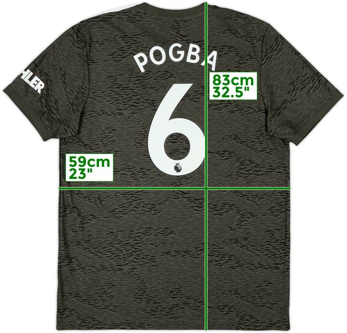 2020-21 Manchester United Away Shirt Pogba #6 - 9/10 - (XL)