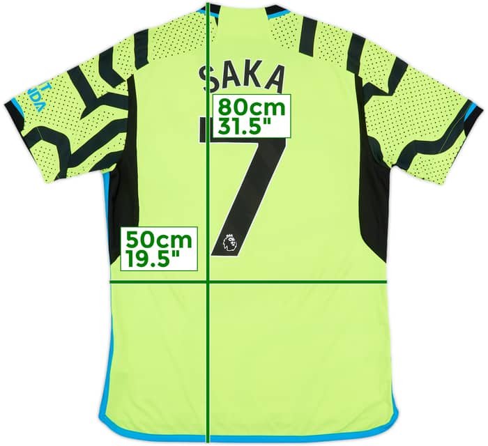 2023-24 Arsenal Away Shirt Saka #7 - 8/10 - (M)