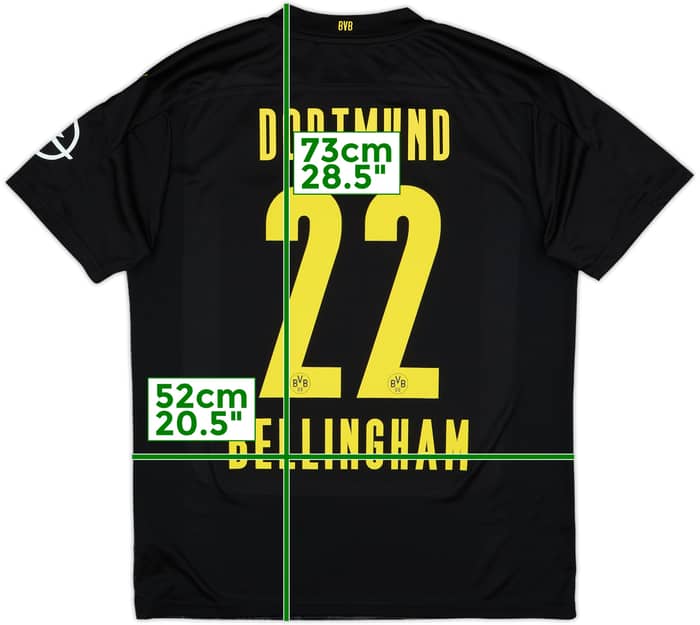 2020-21 Dortmund Away Shirt Bellingham #22 - 8/10 - (L)