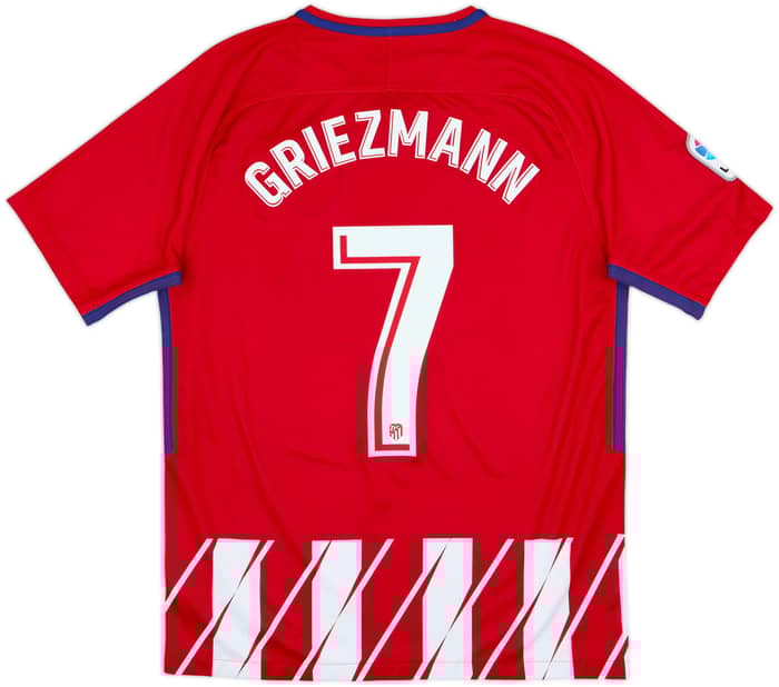 2017-18 Atletico Madrid Home Shirt Griezmann #7 - 9/10 - (M)