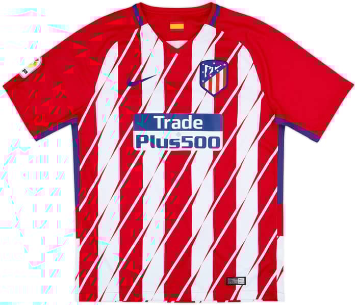 2017-18 Atletico Madrid Home Shirt Griezmann #7 - 9/10 - (M)