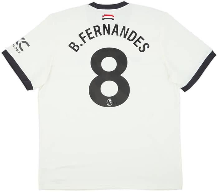 2024-25 Manchester United Third Shirt B.Fernandes #8 - 8/10 - (XL)