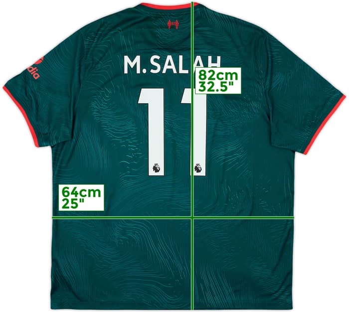 2022-23 Liverpool Third Shirt M.Salah #11 - 9/10 - (XXL)