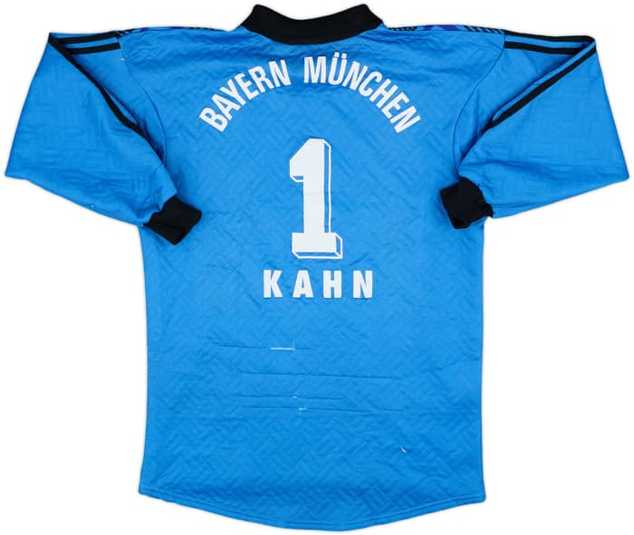 1996-98 Bayern Munich GK Shirt Kahn #1 - 6/10 - (S)