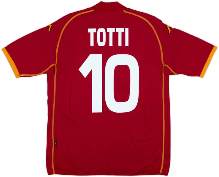 2008-09 Roma Home Shirt Totti #10 - 6/10 - (L)