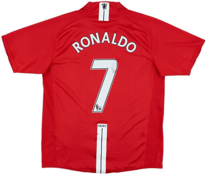 2007-09 Manchester United Home Shirt Ronaldo #7 - 5/10 - (M)