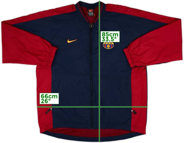 1998-99 Barcelona Nike Track Jacket - 8/10 - (L)
