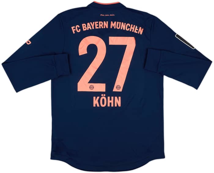 2019-20 Bayern Munich II Match Issue Third L/S Shirt Kohn #27