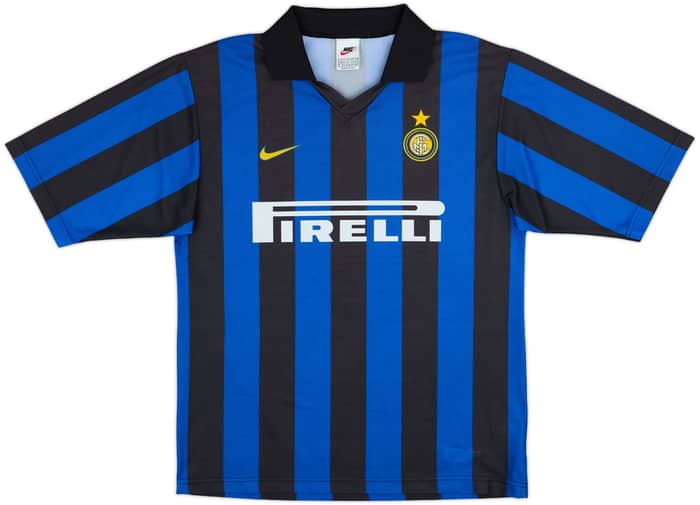 1998-99 Inter Milan Basic Home Shirt Ronaldo #9 - 9/10 - (S)