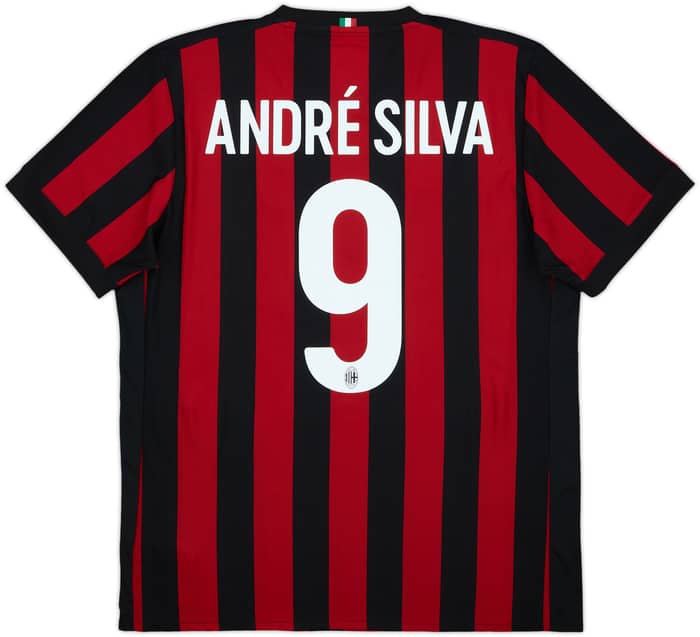 2017-18 AC Milan Home Shirt Andre Silva #9 - 10/10 - (L)