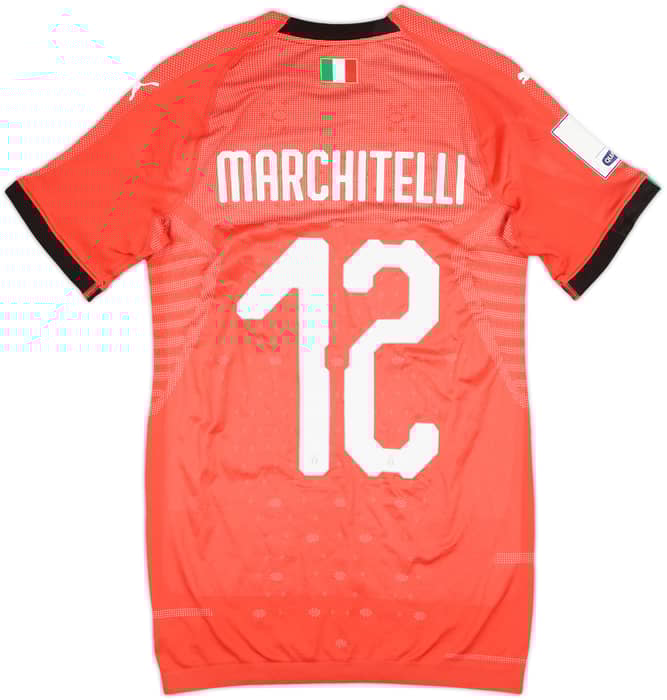 2018 Italy Women's Match Issue GK Shirt Marchitelli #12