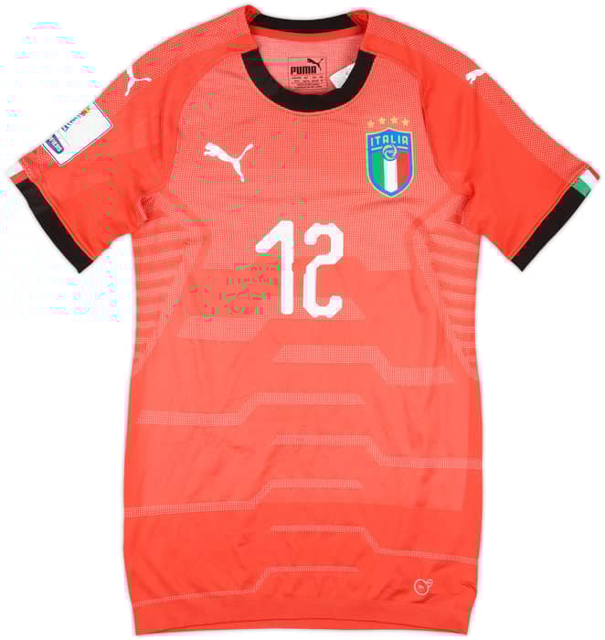2018 Italy Women's Match Issue GK Shirt Marchitelli #12