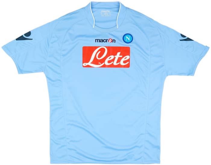 2009-10 Napoli Home Shirt Lavezzi #7 - 6/10 - (XL)