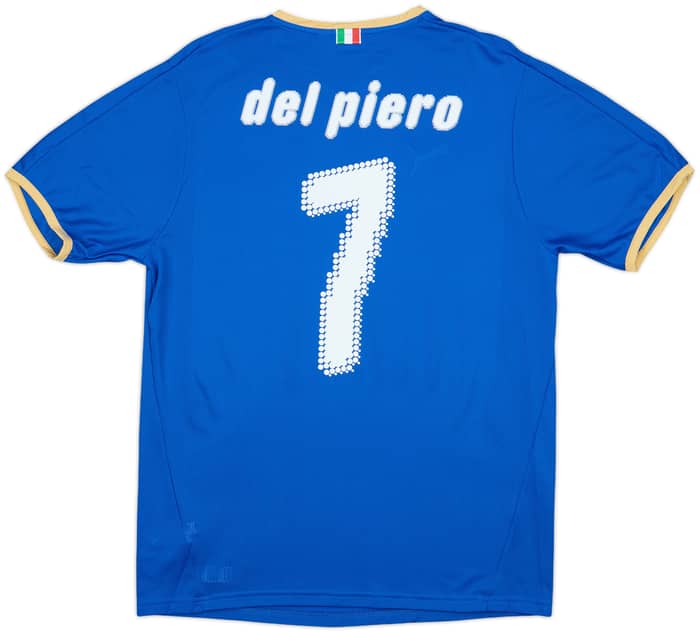 2007-08 Italy Basic Home Shirt Del Piero #7 - 10/10 - (M)