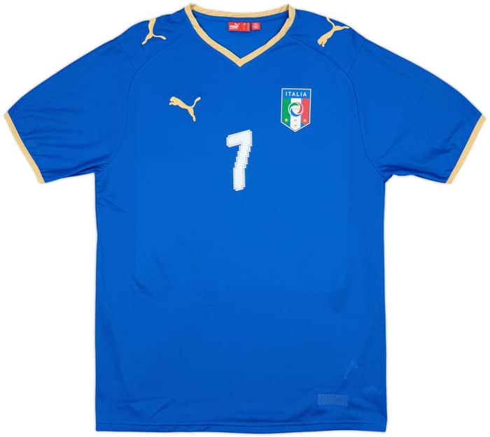 2007-08 Italy Basic Home Shirt Del Piero #7 - 10/10 - (M)