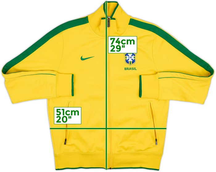 2011-12 Brazil Nike Track Jacket - 6/10 - (M)