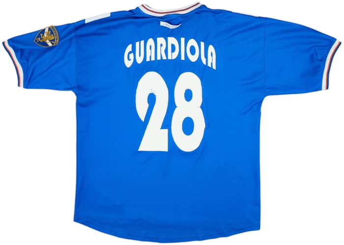 2001-02 Brescia Home Shirt Guardiola #28 - 4/10 - (L)