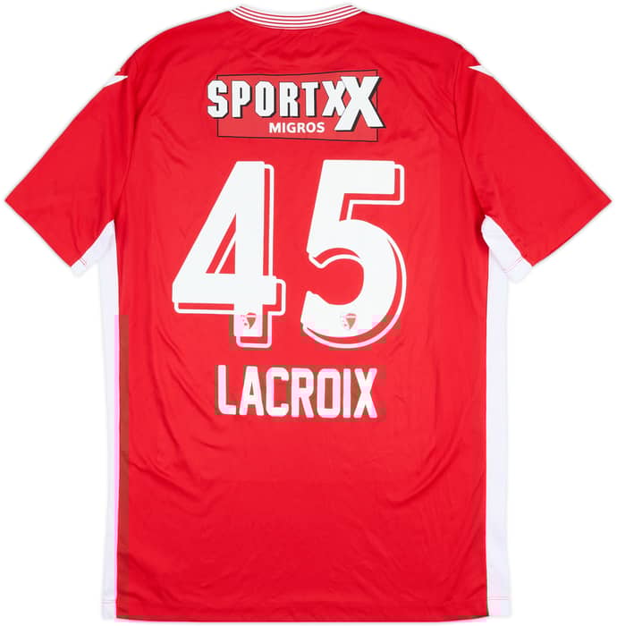 2020-21 FC Sion Home Shirt Lacroix #45 - 8/10 - (XXL)