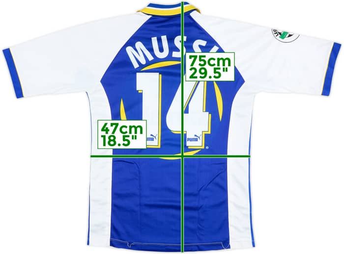1997-98 Parma Fan Home Shirt Mussi #14 - 4/10 - (L)