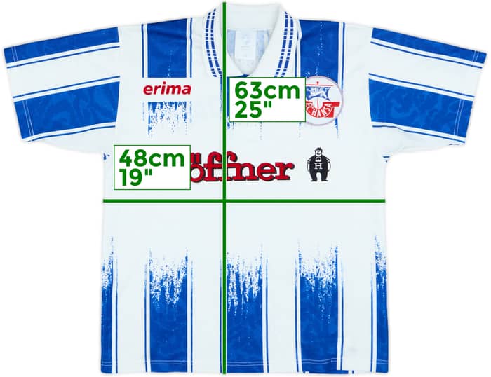 1995-96 Hansa Rostock Home Shirt Beinlich #22 - 7/10 - (XS)