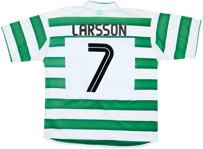 2003-04 Celtic Home Shirt Larsson #7 - 4/10 - (L)
