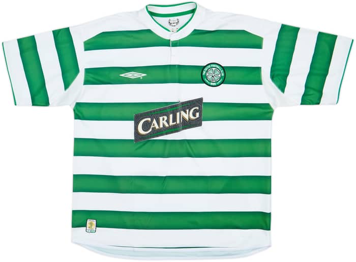 2003-04 Celtic Home Shirt Larsson #7 - 4/10 - (L)