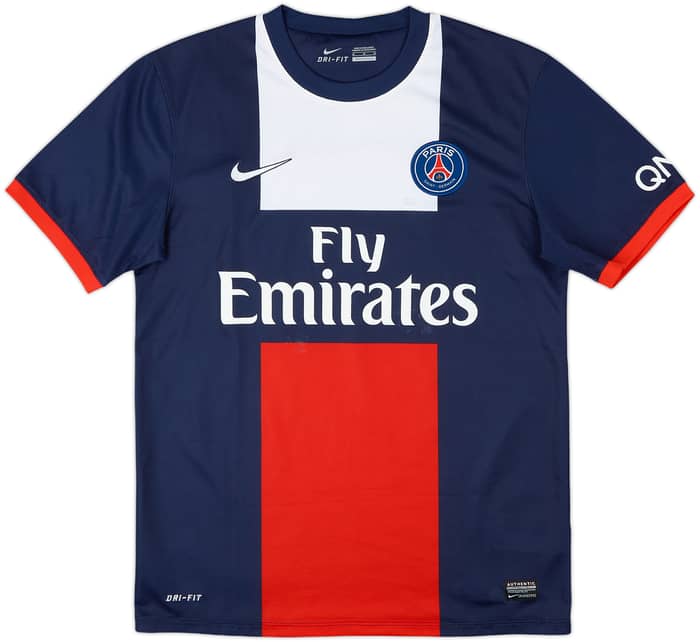 2013-14 Paris Saint-Germain Home Shirt Ibrahimovic #10 - 7/10 - (M)