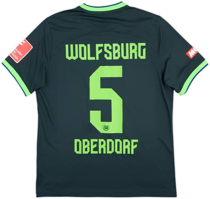 2022-23 Wolfsburg Frauen Away Shirt Oberdorf #5 - 8/10 - (Men's L)